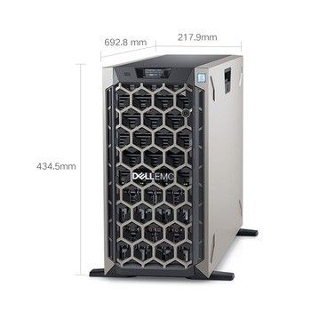 Xeon 3204 Processore 1.9GHz Dell T640 Tower Server per la ricerca di simulazione di apprendimento profondo AI