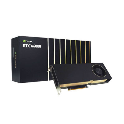 Scarica la potenza della scheda video Nvidia RTX A6000 48GB GDDR6 per PC 2000MHz Clock di memoria