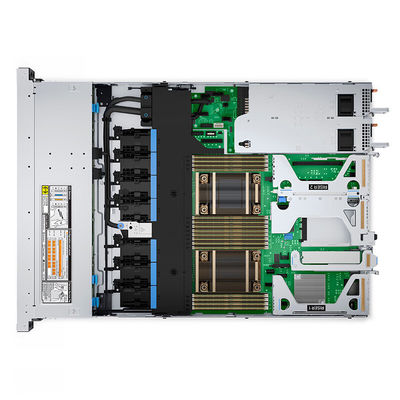 Fornitura di alimentazione 800W Dual-channel 1U Rack Server per Enterprise Hosting Dell PowerEdge R450