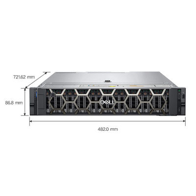 Intel CPU 4310 8GB DDR4 RAM 1TB HDD 800W alimentazione EMC Dell PowerEdge R750XS Rack Server Case