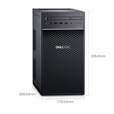 Server tower Dell T40 a canale singolo Xeon G6400 Disco rigido entry-level SATA DVDRW da 8 GB 1 TB