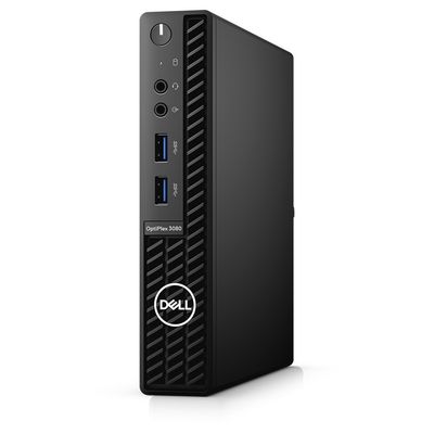 Dell Optiplex 3080 Micro Desktop MFF i3-10100T 16 GB 512 GB SSD WiFi BT Win10 Computer 3080