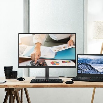 Monitor ad alta definizione Lenovo ThinkCentre L24e-30 23.8&quot; Perfetto per le esigenze aziendali
