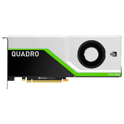 nVIDIA Quadro RTX8000-48G La scelta migliore per la progettazione e il rendering di video di apprendimento profondo