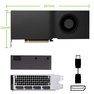 Carta grafica PCIe 4.0 x16 RTX A5000 da 24 GB con core clock da 1710Mhz di Geforce NVIDIA