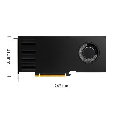RTX A4000 16GB GPU Computer Parts Video Card per PC Server Fattore di forma 4,4&quot; H x 9,5&quot; L