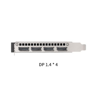 RTX A4000 16GB GPU Computer Parts Video Card per PC Server Fattore di forma 4,4&quot; H x 9,5&quot; L