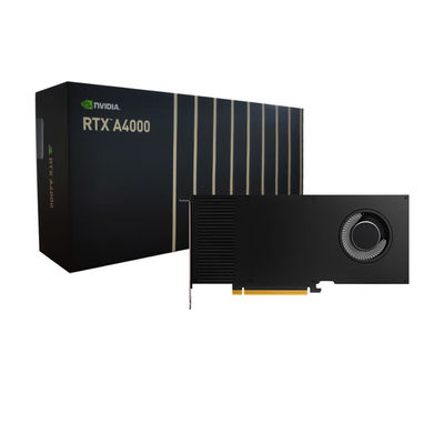 RTX A4000 16GB GPU Computer Parts Video Card per PC Server Fattore di forma 4,4&quot; H x 9,5&quot; L